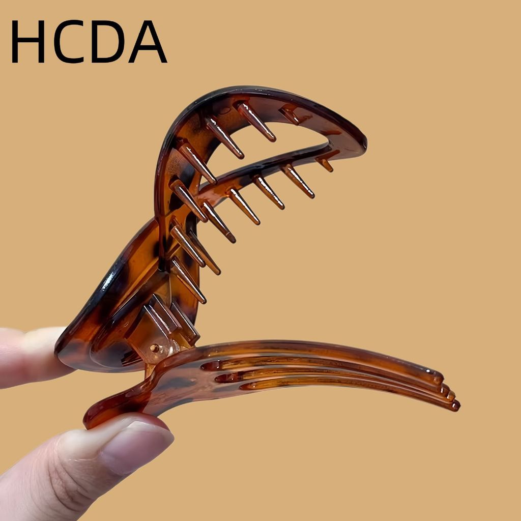 Grampo de cabelo para trás cabeça Grab clip placa grampo de cabelo moda fonte bolinhas fosco tubarão 8 leopardo impressã