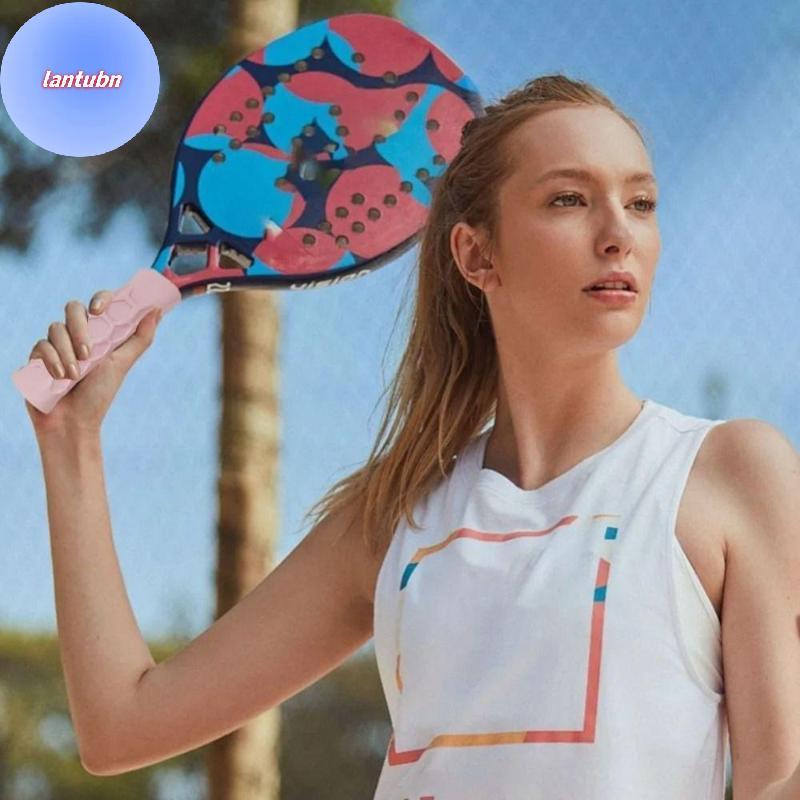 LANTUBN Capa Antiderrapante De Silicone Para Remo De Pilha , Alça Ergonômica , Aderência Padel , Tênis , Absorção De Suo