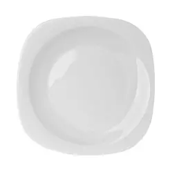 Conjunto de Pratos Rasos Nadir Vidro Branco Opaline Plaza 12 peças