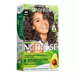 Tintura Nutrisse Kit 30 Castanho Escuro