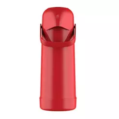 Garrafa Térmica Termolar Magic Pump 1 Litro Pressão 8700 Lisa Vermelha
