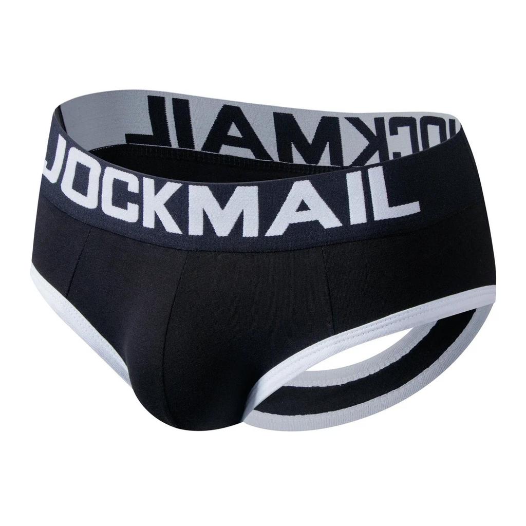 JOCKMAIL Cueca De Biquíni Masculina De Algodão Sem Costas Respirável Com Design Aberto Roupa Íntima Jockstrap