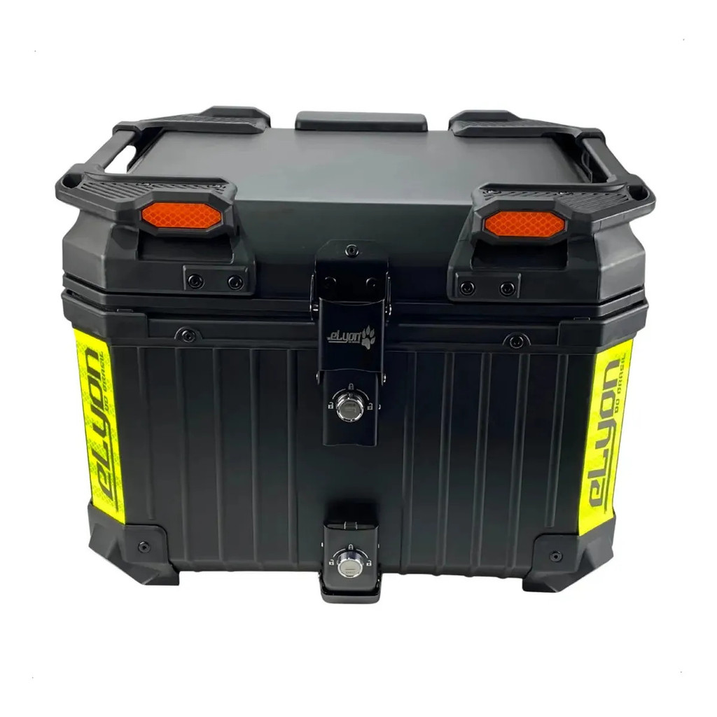 Bauleto Moto Traseiro 45 Litros Com Base Universal + Encosto Passageiro — imagem 2 de 2