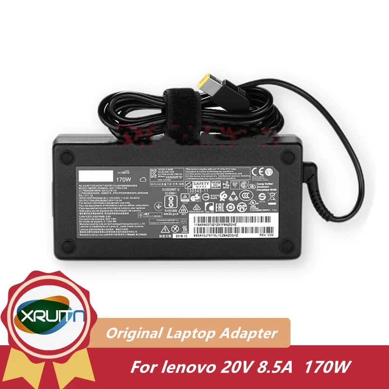 Original Para LENOVO 20V 8.5A 170W Adaptador AC ADL170SDC3A LEGION 5 P50 P51 P52 P70 P71 Y520 Y910 Y920 T440P T540P Carr