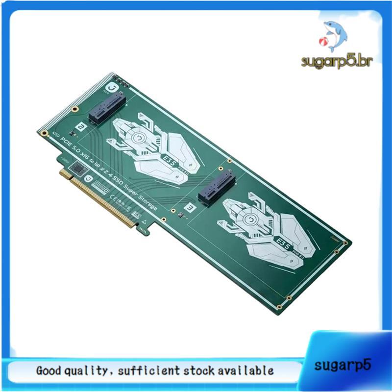 PCIe5.0 X16 A 4xE3 . Placa De Expansão S SSD 512 Gbps Ultra Velocidade EDSFF E3 Adaptadora Suporta Matrizes De Software