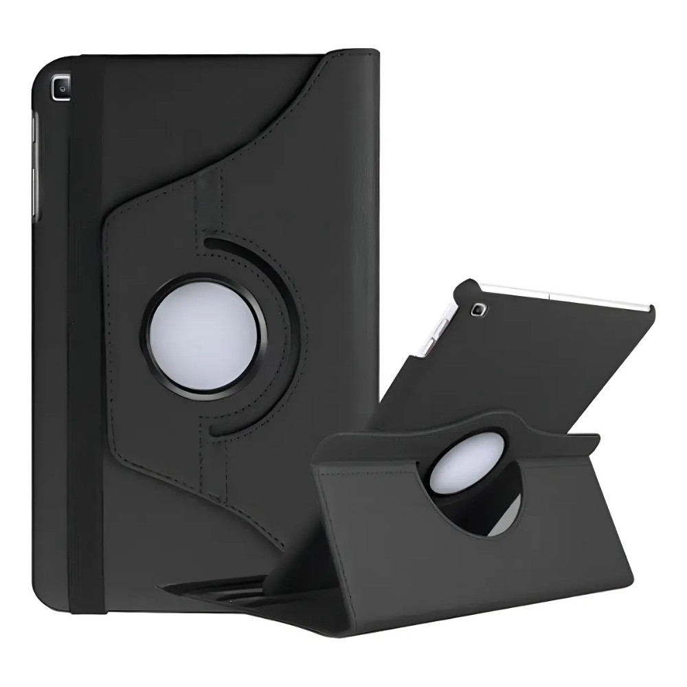 Capa Tablet Flip Giratória Preta Case Flip Com Suporte Para Galaxy Tab A7 10.4 2020 T500 T505 Preta