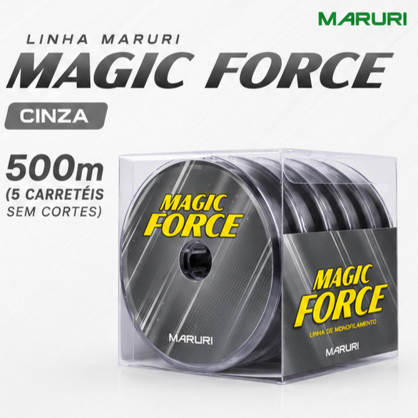 Linha 0,27mm 16lb 500m Maruri Magic Force Monofilamento