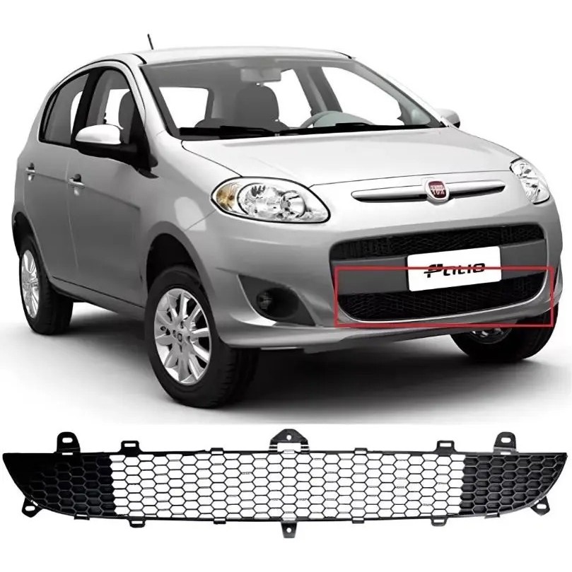 Grade Inferior Parachoque Fiat Novo Palio Sporting 2012-2017 735535236