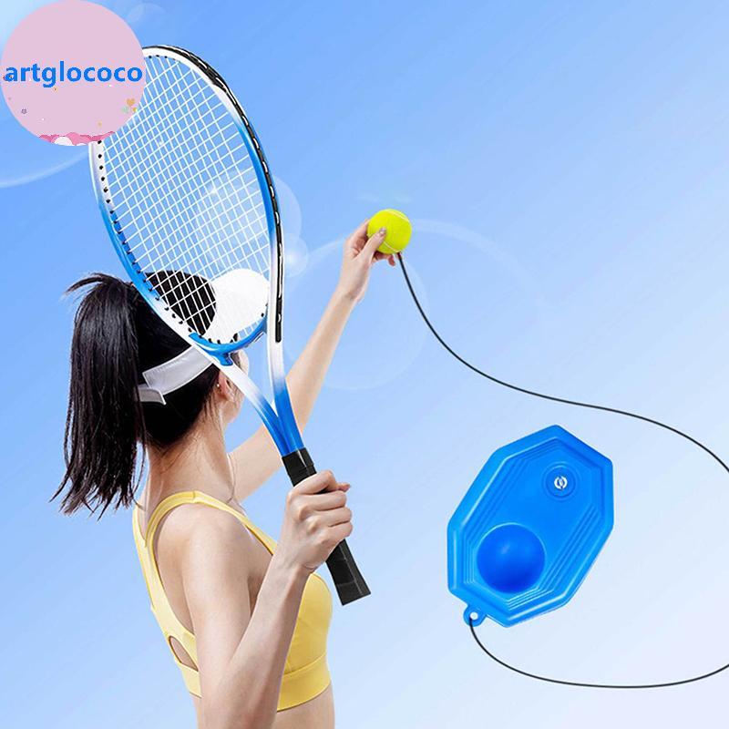 Artglococo Portátil Solo Tênis Trainer Rebote Bola De Com Corda Auto Prática Ferramenta De Treinamento Para Adultos Cria