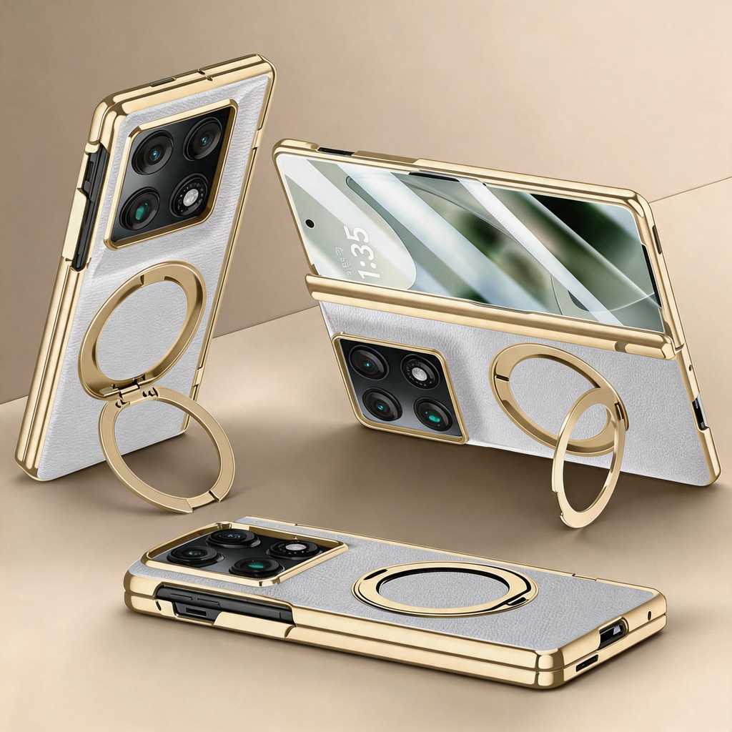 Capa para Motorola razr fold (Dobrável) - Suporte Magnético Giratório 360°, Cour