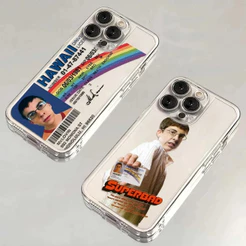 Capa protetora transparente para Samsung A04 A05 A12 A14 A15 A17A23 A32 A35 A50 A72 S24 S23 S25 FE Identificação Mclovin