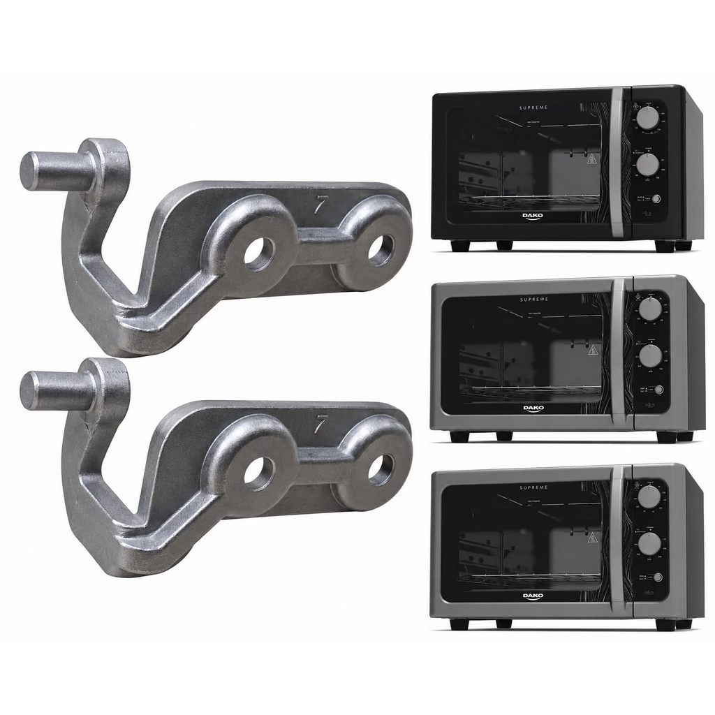 Kit Dobradiças Para Forno Elétrico Bancada Dako Supreme