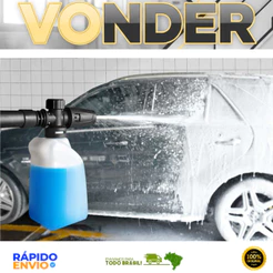 Aplicador Snow Foam 400ml para Lavadora Alta Pressão Espuma Automotiva Regulável Pro Vonder