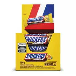 Chocolate Snickers Mousse De Maracujá 20 Unidades de 40g