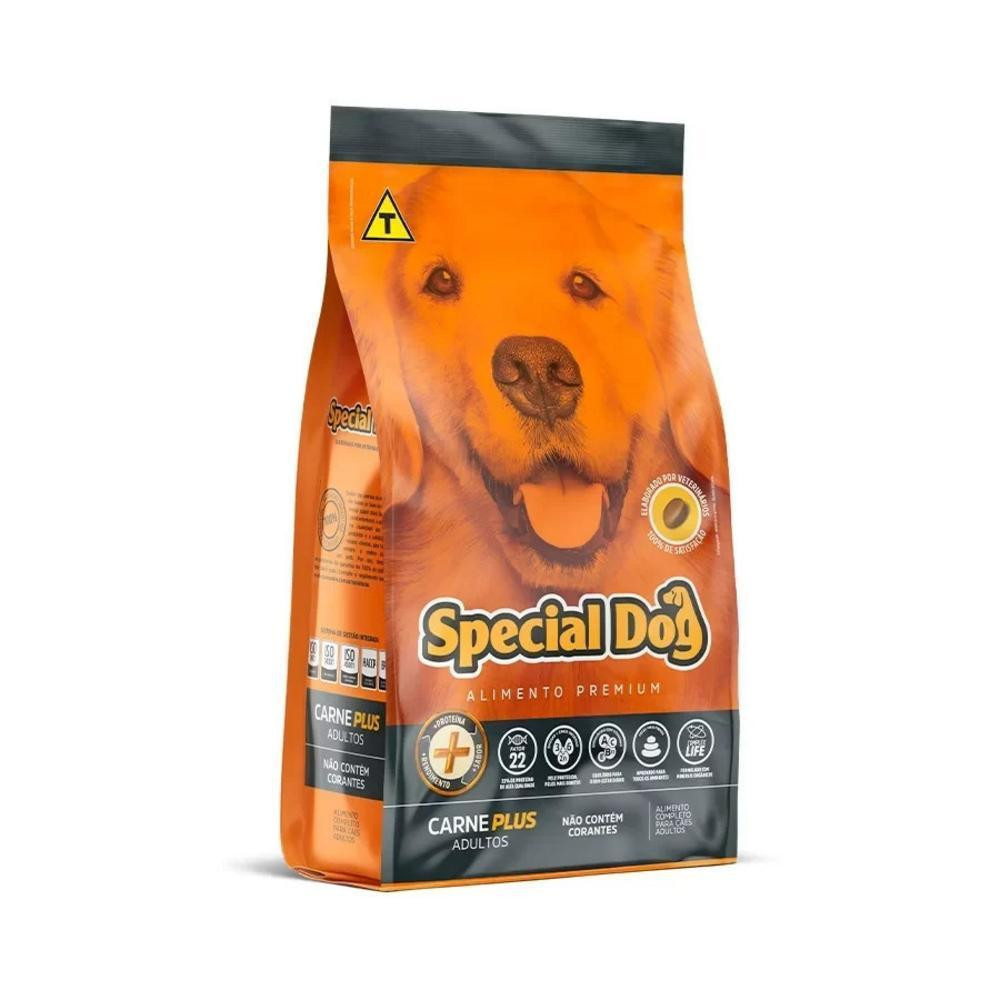 Ração Seca Carne Plus para Cães Adultos 15kg Special Dog