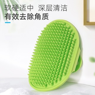 Escova de banho de mão grande para animais de estimação, escova de massagem de banho de gato de dupla utilização, escova