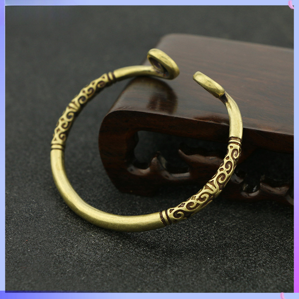 Pulseira ajustável de bronze para mulheres