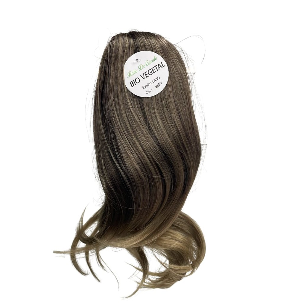 RABO DE CAVALO BIO VEGETAL -MODELO  LIRIO SLEEK  35 CM