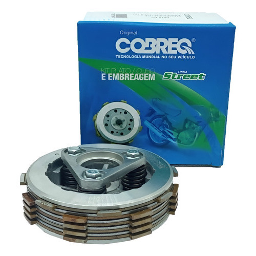 KIT EMBREAGEM COMPLETA COBREQ ( 0019-KE ) PARA HONDA TITAN 160 FAN 160 / BROS 160 / XRE190 em Oferta na Shopee