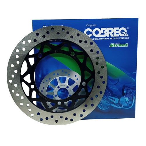 DISCO DE FREIO DIANTEIRO COBREQ ( 0018-DIS ) FACTOR 125 2009 A 2016 em Oferta na Shopee