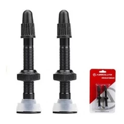 PAR VÁLVULAS TUBELESS ABSOLUTE 48MM ALUMÍNIO MTB
