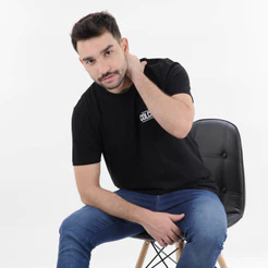 Camiseta Colcci Manga Curta Com Estampa Preto - Masculino Original Colcci Lançamento Básica