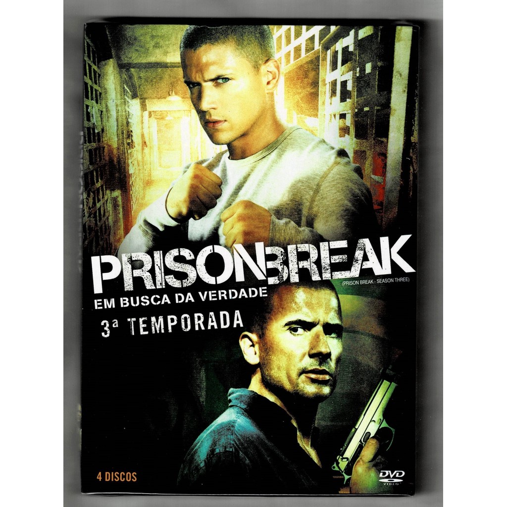 Prison Break Box 4 DVDs 3ª Temporada
