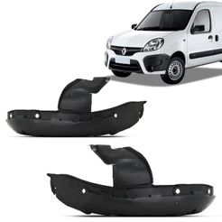 Parabarro Dianteiro Kangoo 08 2009 2010 2011 2012 2013 2014 2015 2016 2017 2018 Parte Posterior