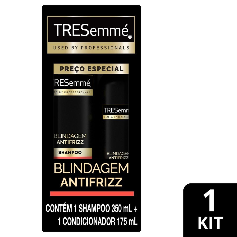 Shampoo+Condicionador TRESemmé Blindagem Antifrizz 350 + 175 ml em Oferta na Shopee