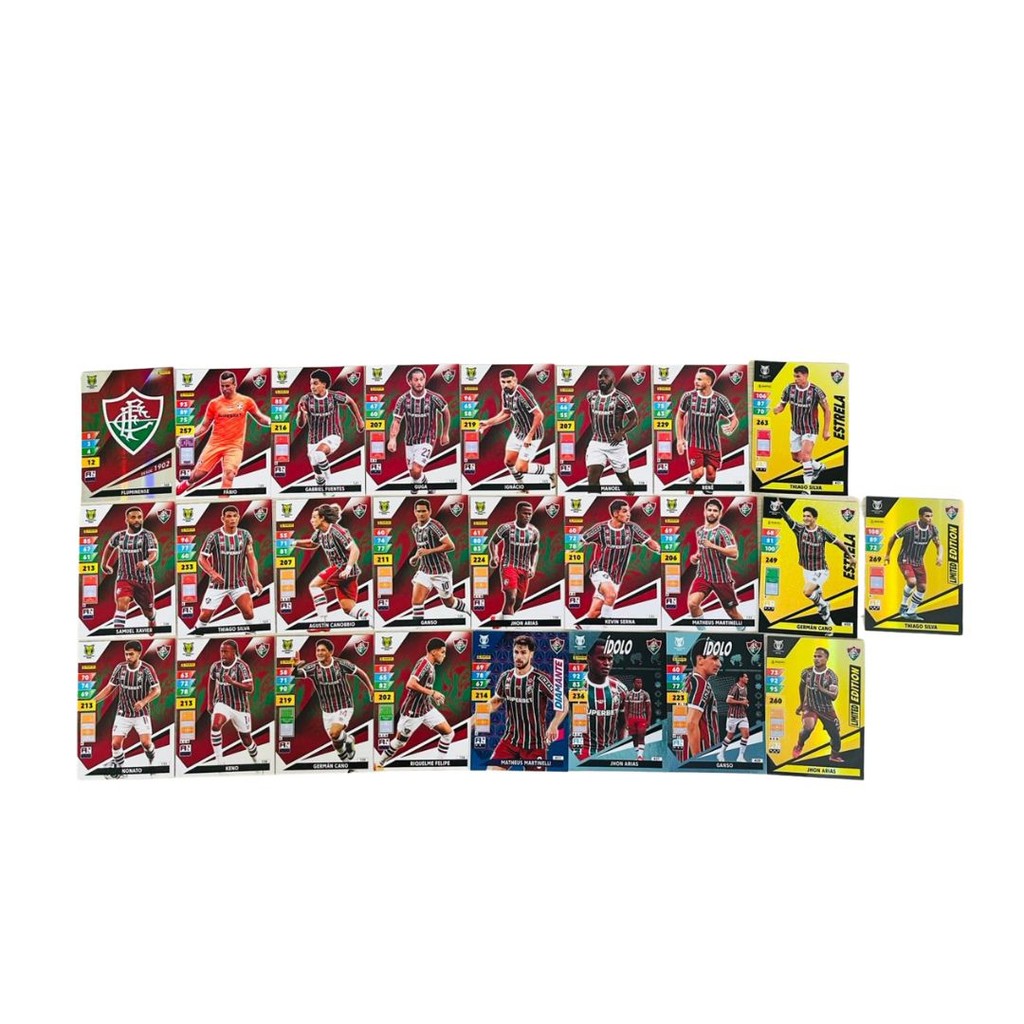Cards Fluminense Álbum Brasileirão 2025 Completo Oficial Cano