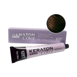 Coloração Keraton Color Dual Block 7.77 Louro Médio Marrom Intenso 50g