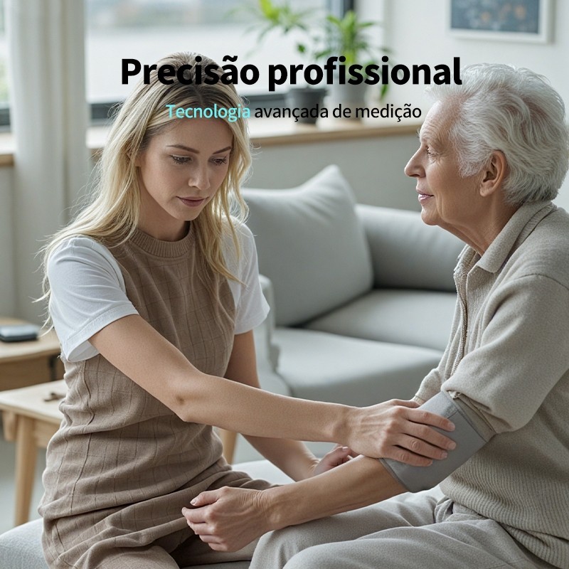 Medidor de pressão arterial digital braço aparelho de pressao arterialprofissional esfigmomanômetro manômetro portátil