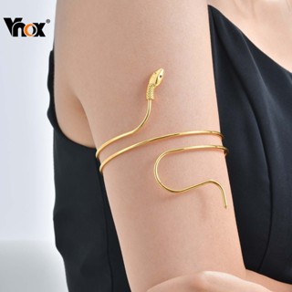 Pulseira De Braço Em Forma De Cobra Dourada Vnox , Feminina De Aço Inoxidável Sem Manchas , Joias Da Moda , Presentes em Oferta na Shopee