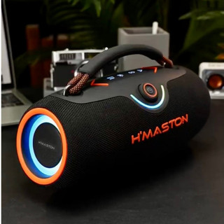 Caixa de Som Boombox H`Maston TN910 Original Alta Potência Bluetooth Speaker