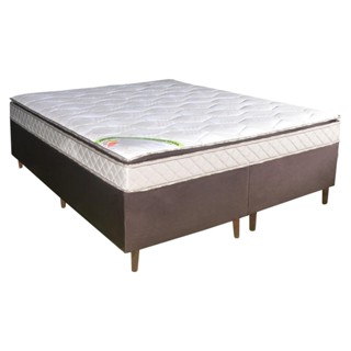 Colchão King D45 Alfa + Base 193X203X62 em Oferta na Shopee