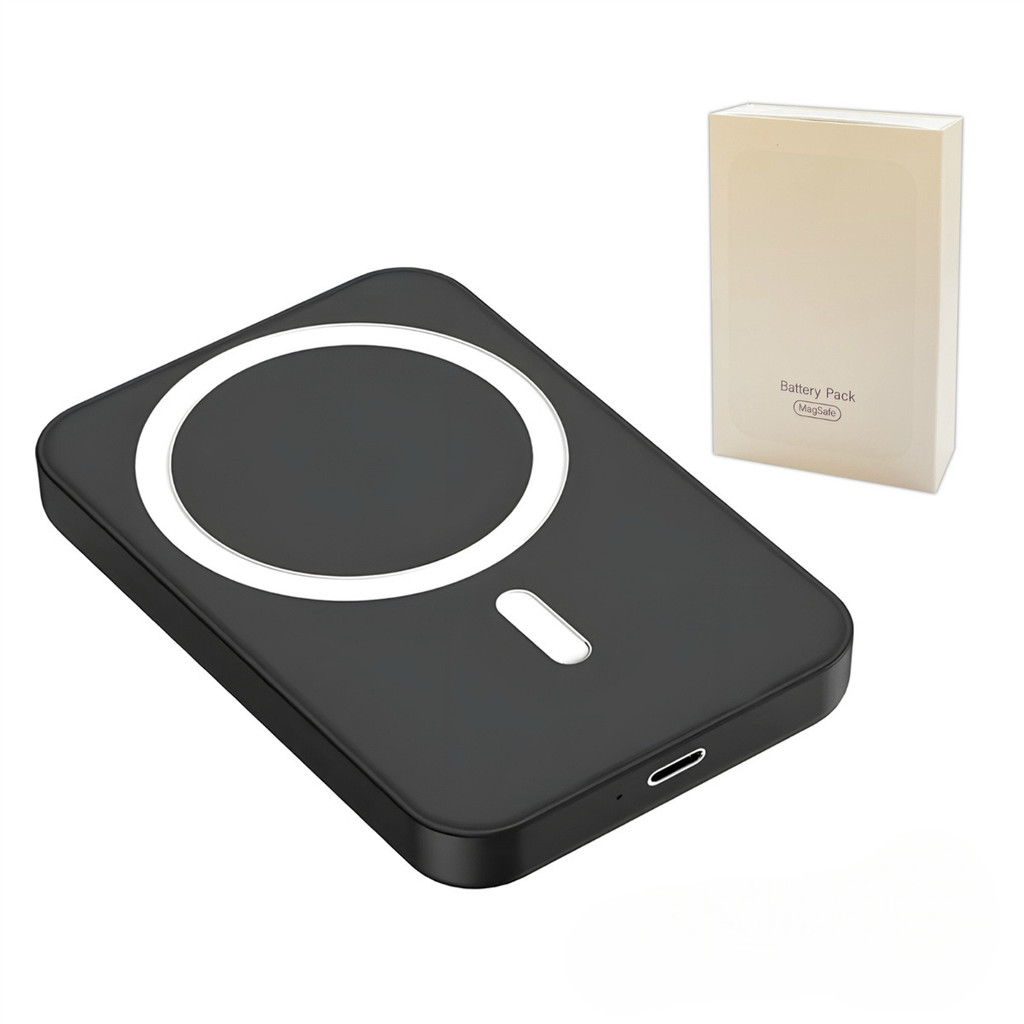 Bateria Portátil Powerbank Indução Para iPhone 5000mAh MarisaStore — imagem 2 de 2