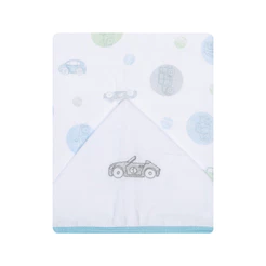 Toalha Fralda Bebê Papi 1 Camada Soft Carro 100% algodão