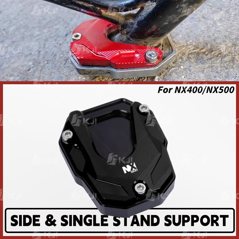 Para HONDA NX400/NX500 Suporte Lateral Único Extensor De Sapato Acessórios Almofada Ampliador