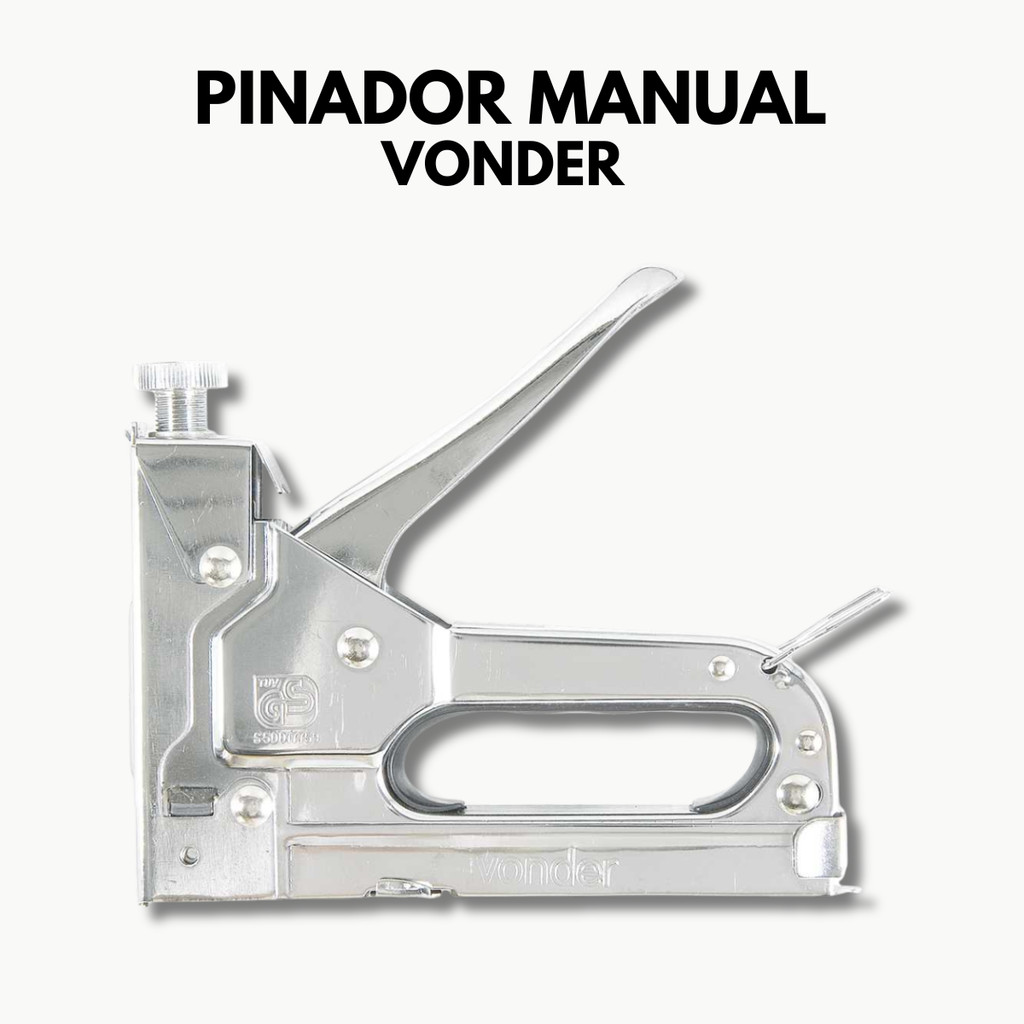 Grampeador/Pinador Manual Vonder Plus – Uso Profissional