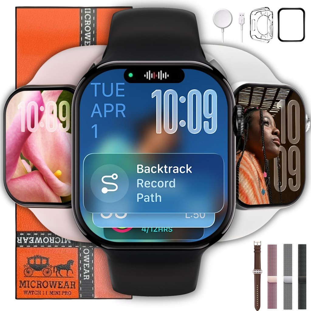 Relógio Smartwatch W11 Pro mini 42mm Responde Whatsapp Microwear Serie 11 Amoled + Brindes em Oferta na Shopee