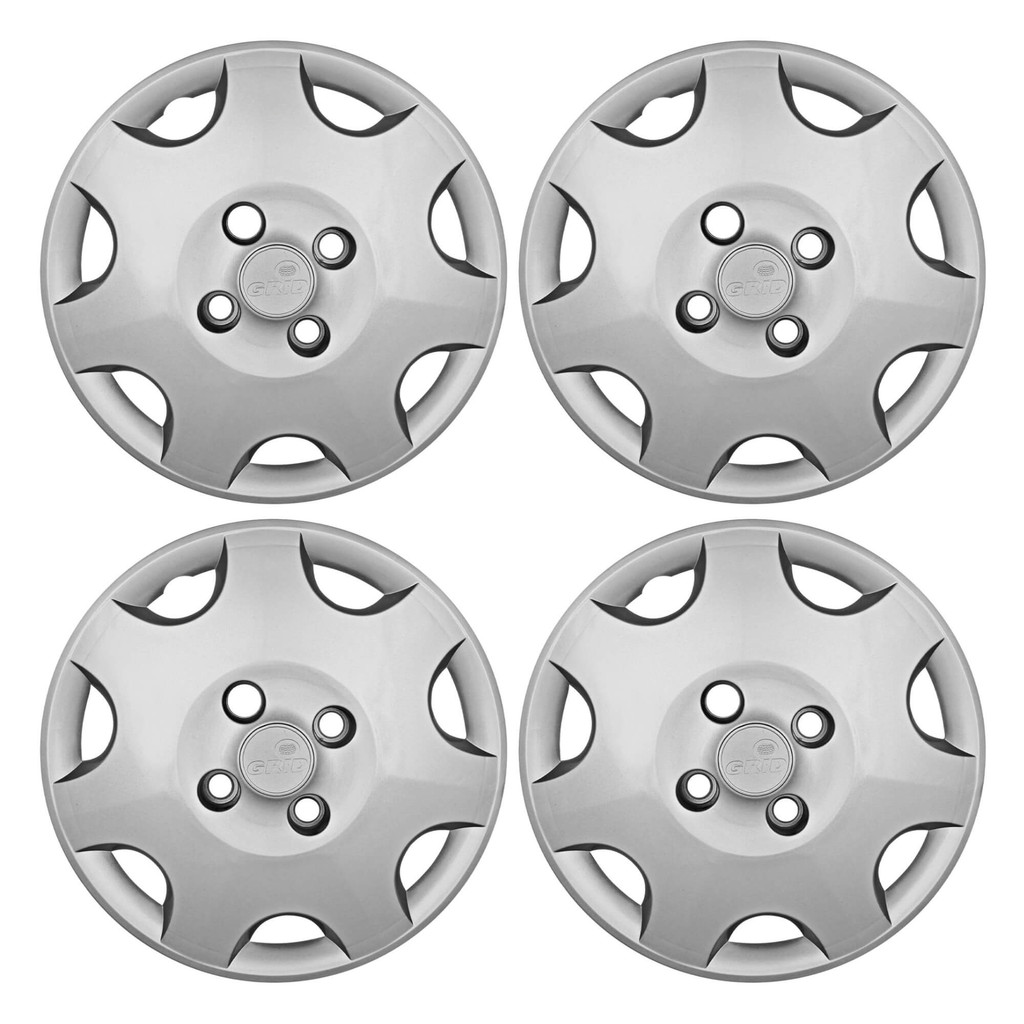 Calota Aro 13" cor Prata Modelo Celta 2006 Jogo c/ 4 Calotas Grid - 118CB-PTA-E