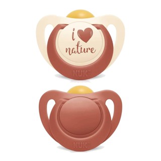 Kit 2 Chupetas For Nature Latex 6m+  Rosa - NUK em Oferta na Shopee