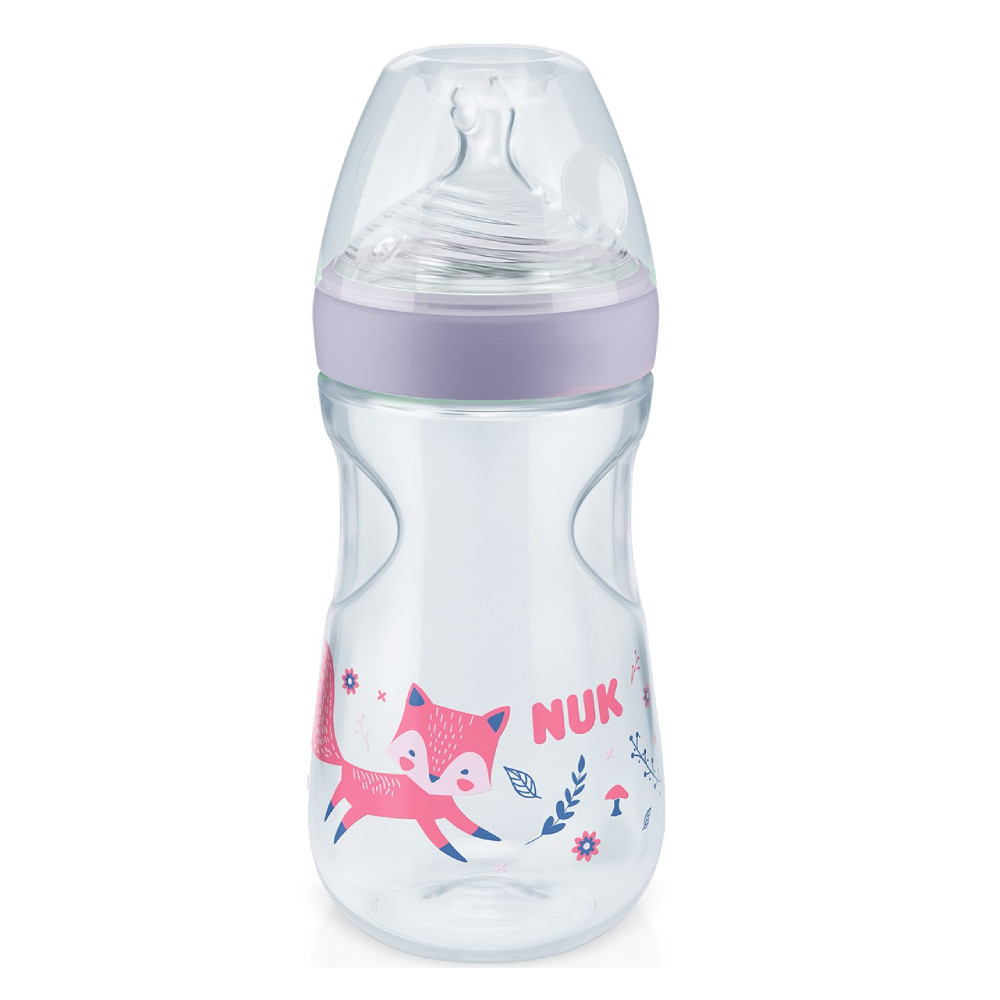 Mamadeira Essence Smart Flow 270ml Bico 6m+ Lilás - NUK em Oferta na Shopee