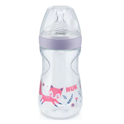 Mamadeira Essence Smart Flow 270ml Bico 6m+ Lilás - NUK