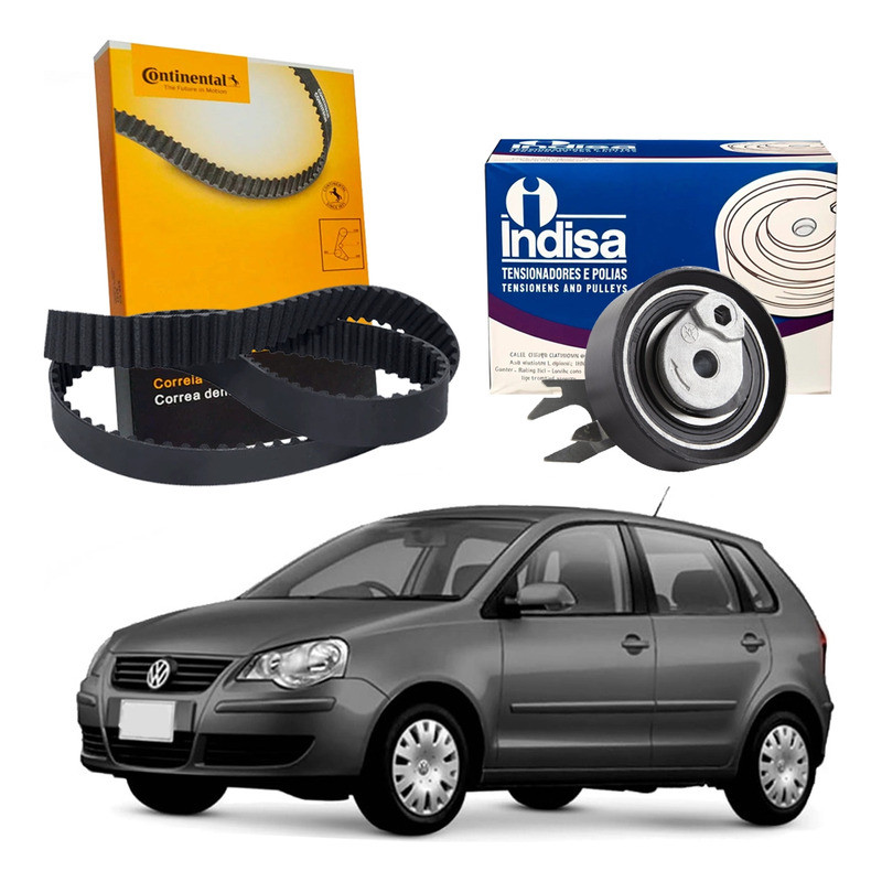 Kit Correia Dentada Tensor Polo 1.6 8v 2008 A 2014 em Oferta na Shopee