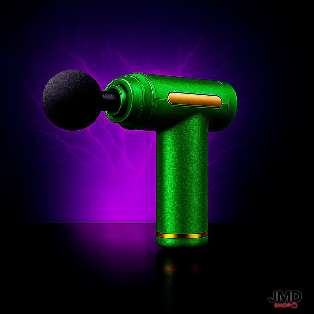 Massageador Elétrico Profissional Muscular Pistola Corporal Portátil Recarregável com 6 Velocidade Super Forte Massagem