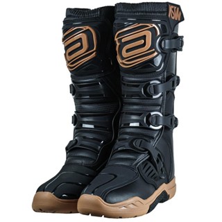 Bota ASW Image Enduro Preto/Marrom em Oferta na Shopee