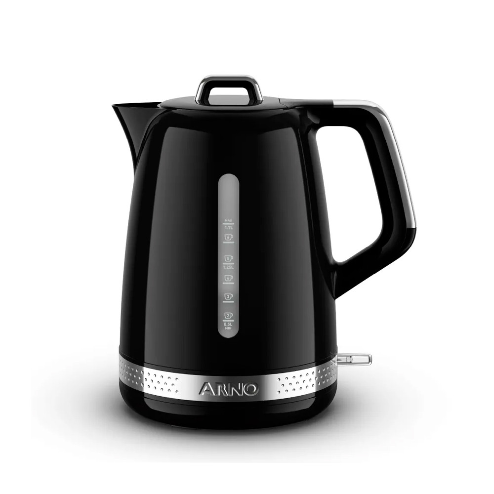 Chaleira Arno Soleil 1,7l Preta Spke Preta - 220v