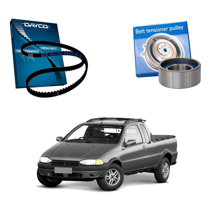 Kit Correia Dentada Tensor Strada 1.6 8v 1998 A 2000 em Oferta na Shopee