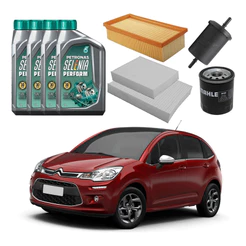 Kit Revisao Troca De Filtros Citroën C3 1.2 2016 A 2019